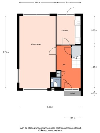 Floorplan - Groen van Prinsterersingel 51, 3752 DD Bunschoten-Spakenburg